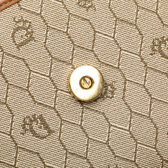 Honeycomb Coated Canvas Crossbody