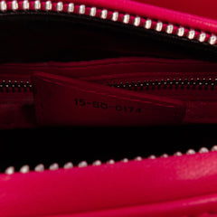 Medium Tricolor Lambskin Cannage Lady Dior