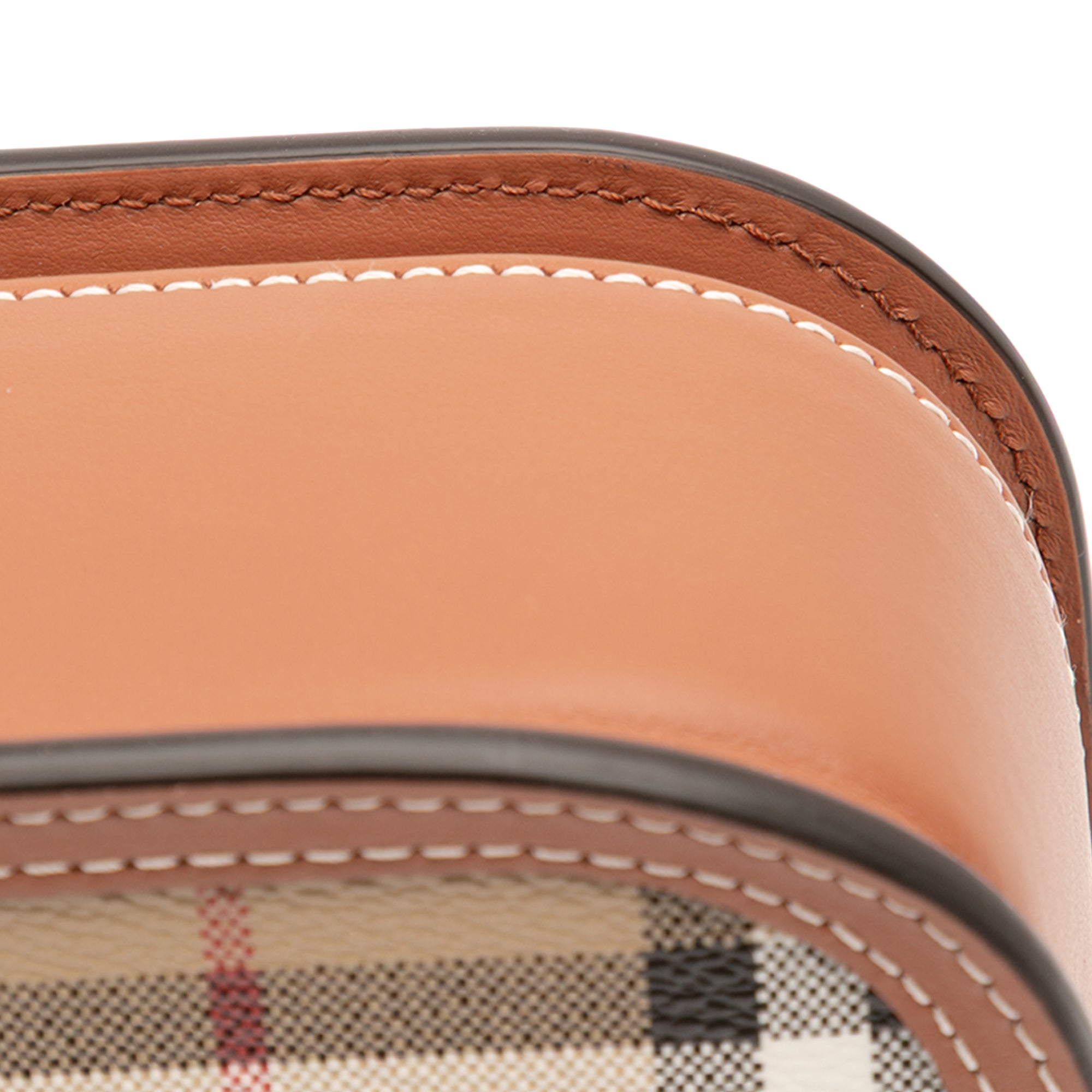 Small House Check Coated Canvas Elizabeth Crossbody