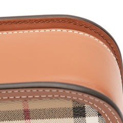 Small House Check Coated Canvas Elizabeth Crossbody