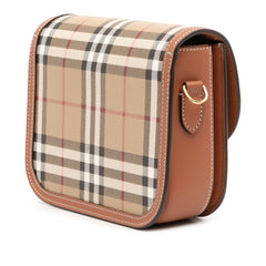 Small House Check Coated Canvas Elizabeth Crossbody