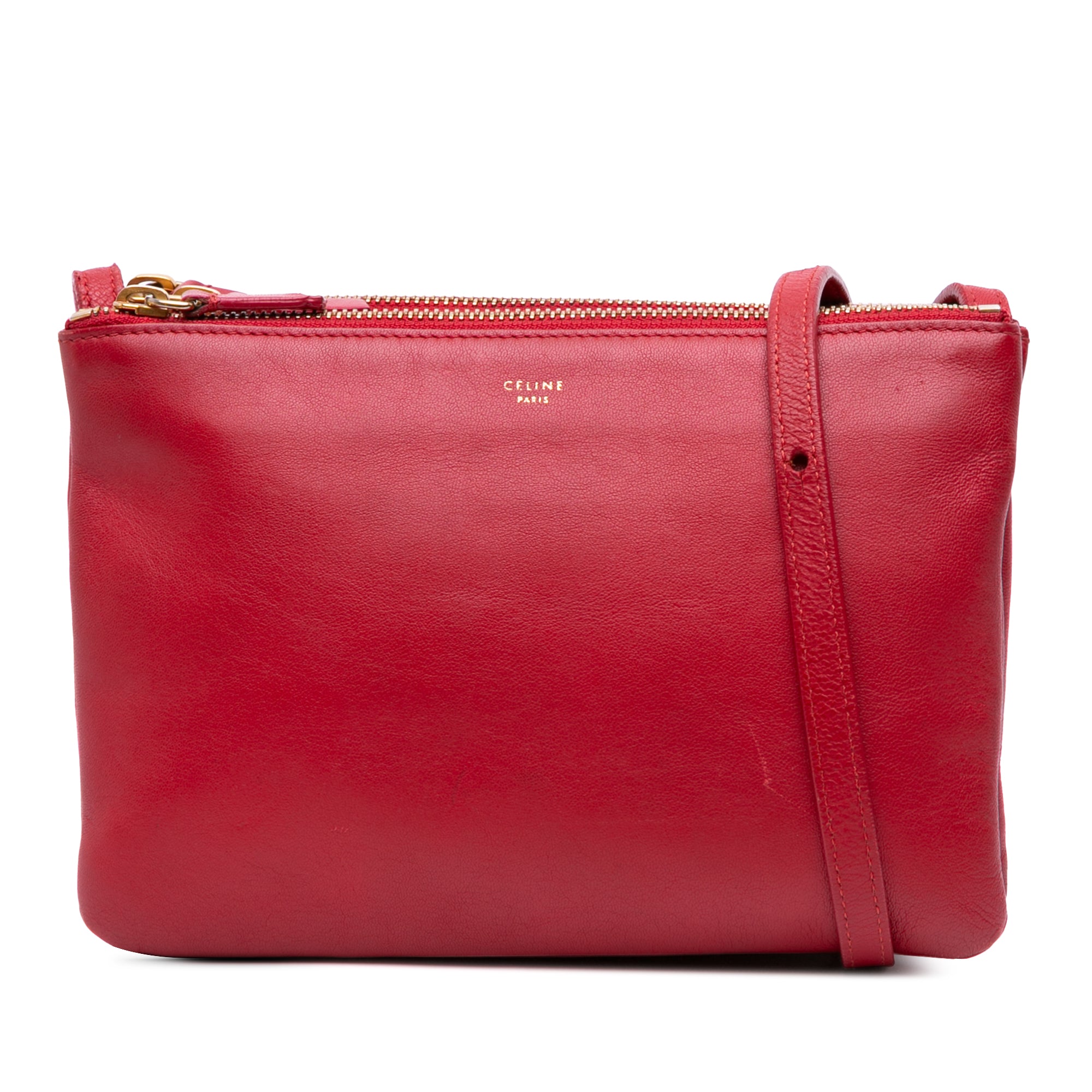 Small Lambskin Trio Crossbody