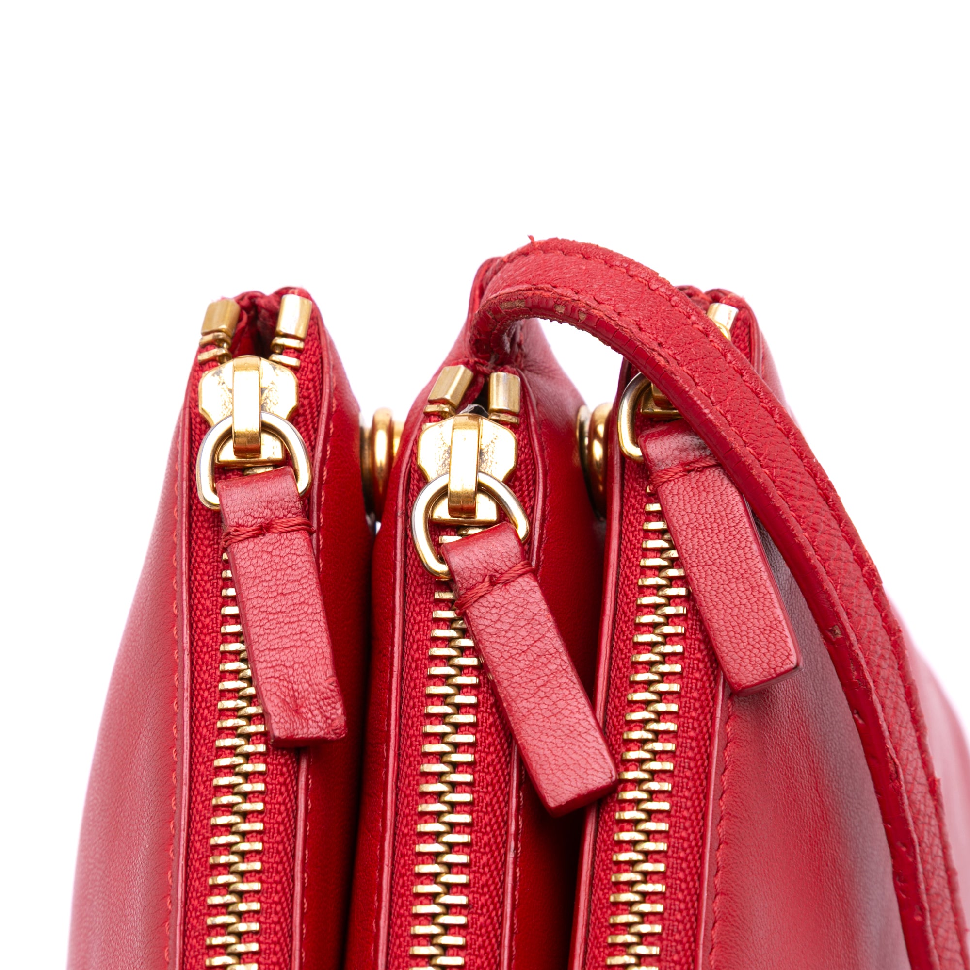 Small Lambskin Trio Crossbody