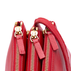 Small Lambskin Trio Crossbody