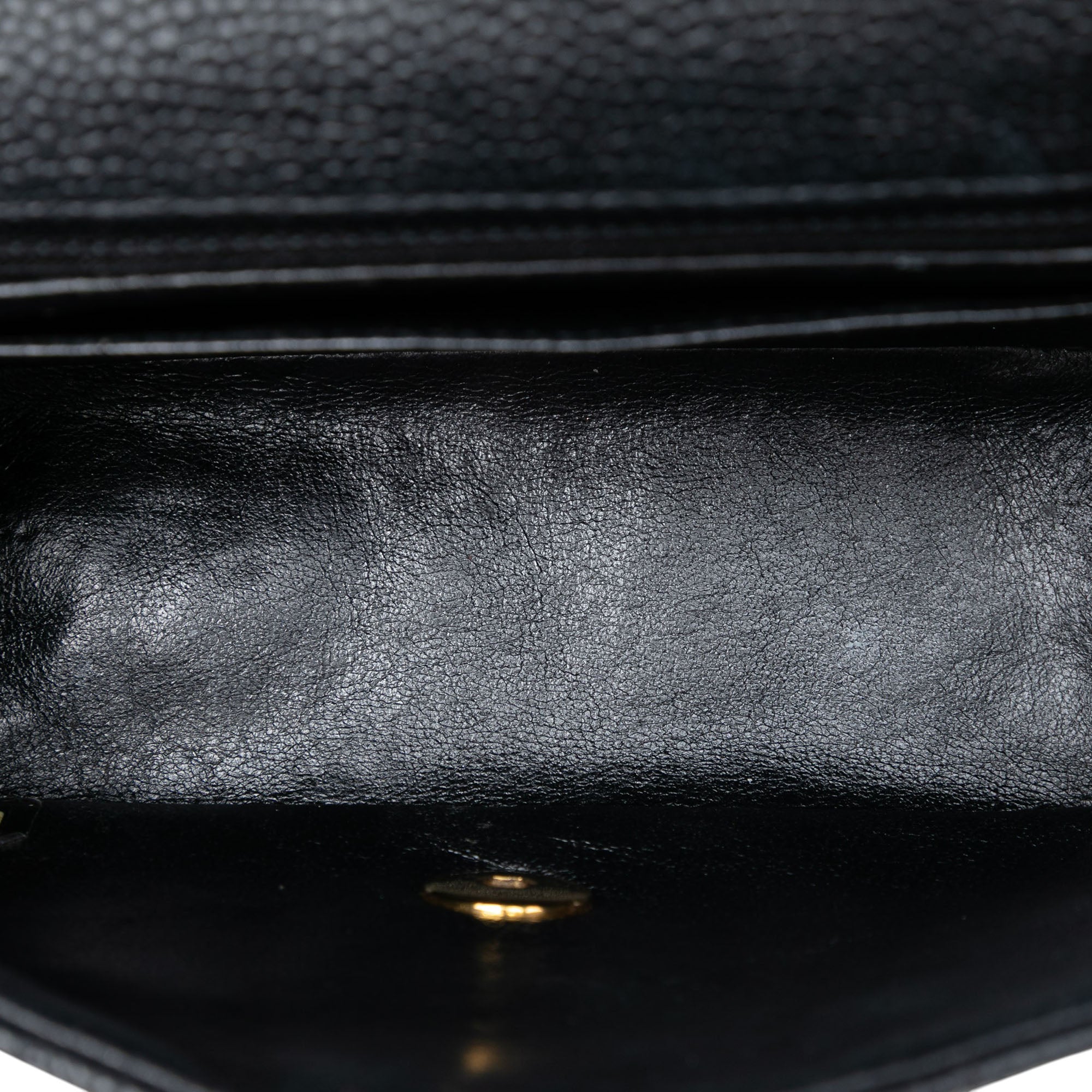 Mini Square Classic Caviar Single Flap