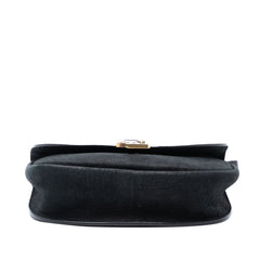 Medium Croc Embossed Nubuck Monogram Kaia Crossbody