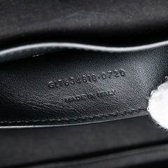 Medium Croc Embossed Nubuck Monogram Kaia Crossbody