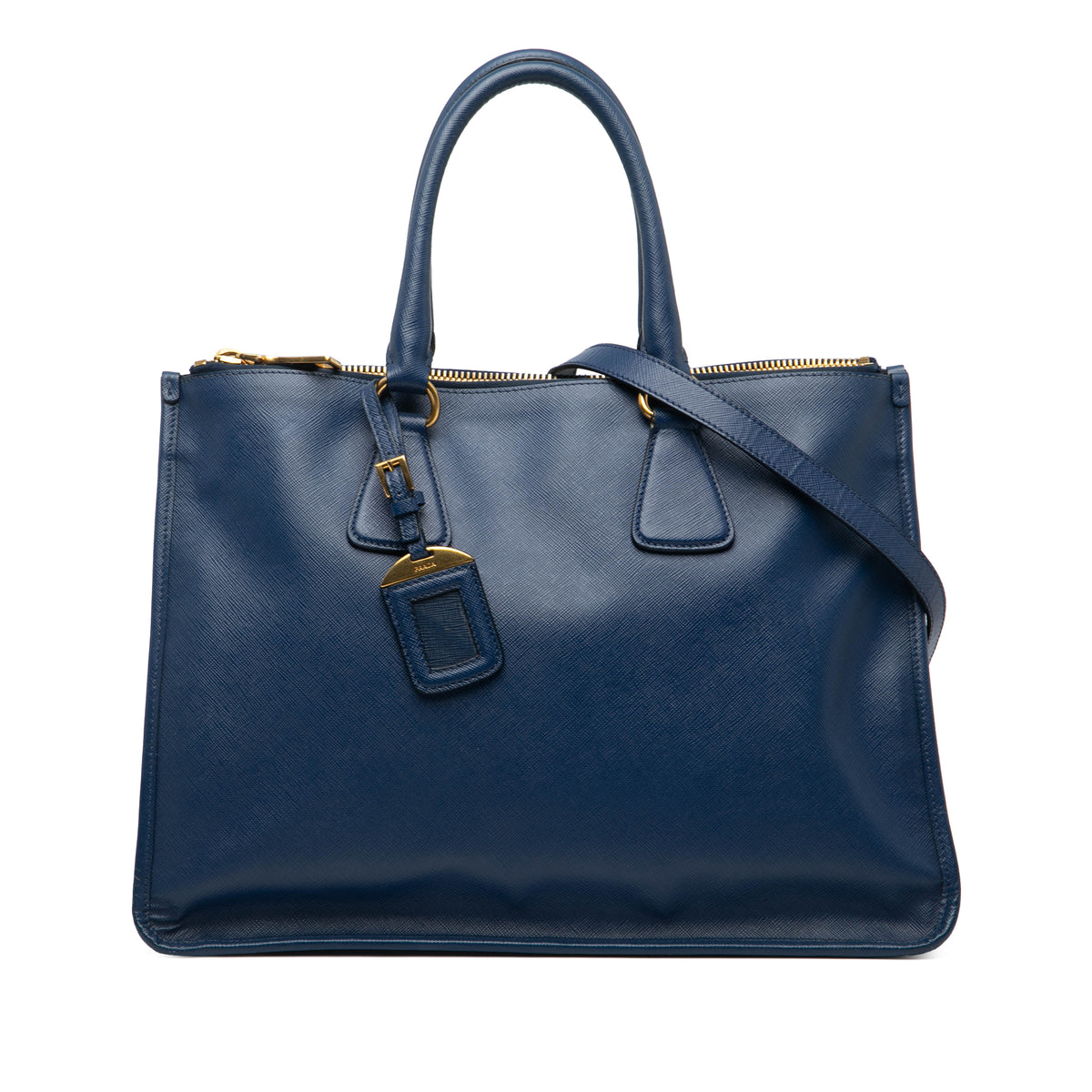 Saffiano Double Zip Open Convertible Tote
