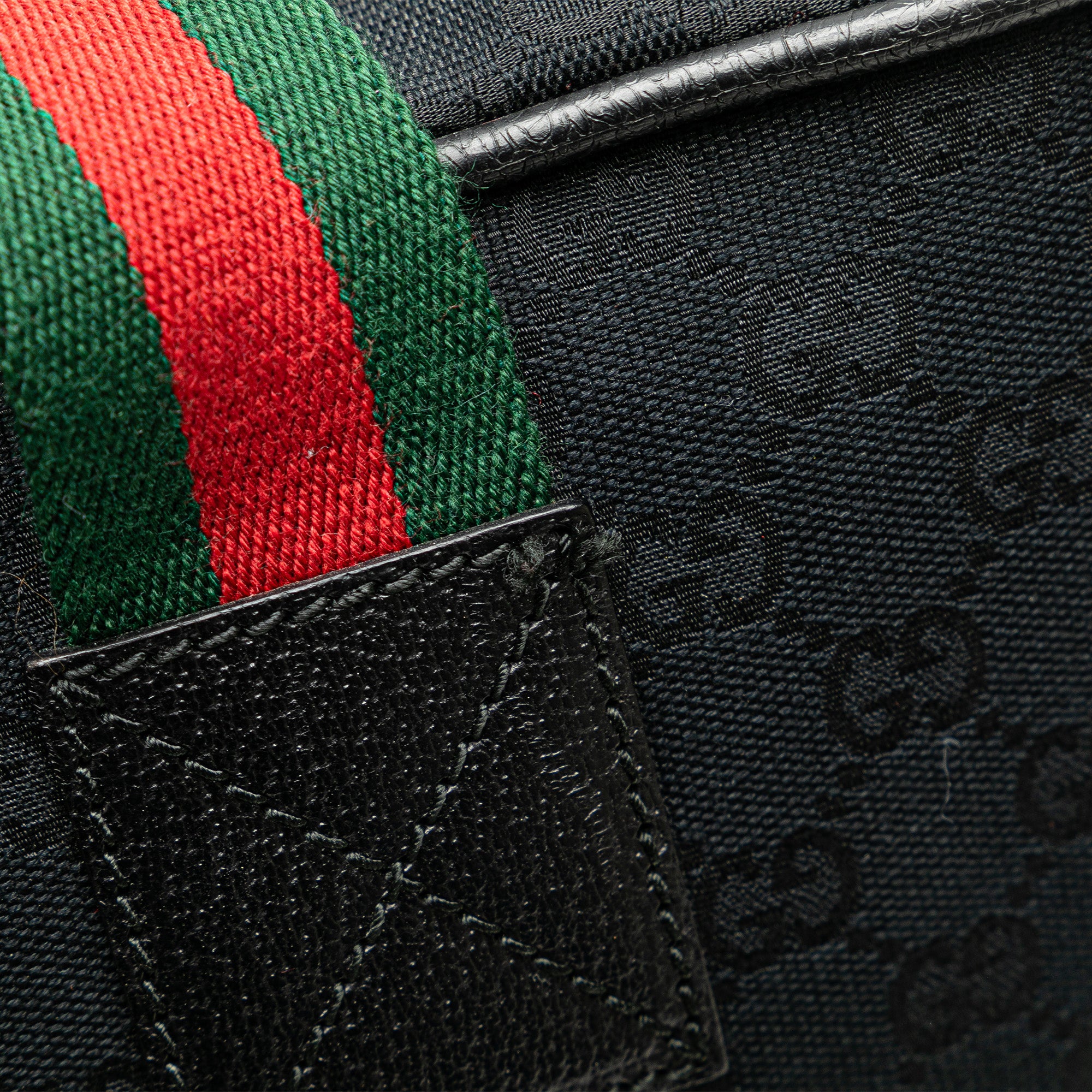 GG Canvas Web Travel Bag