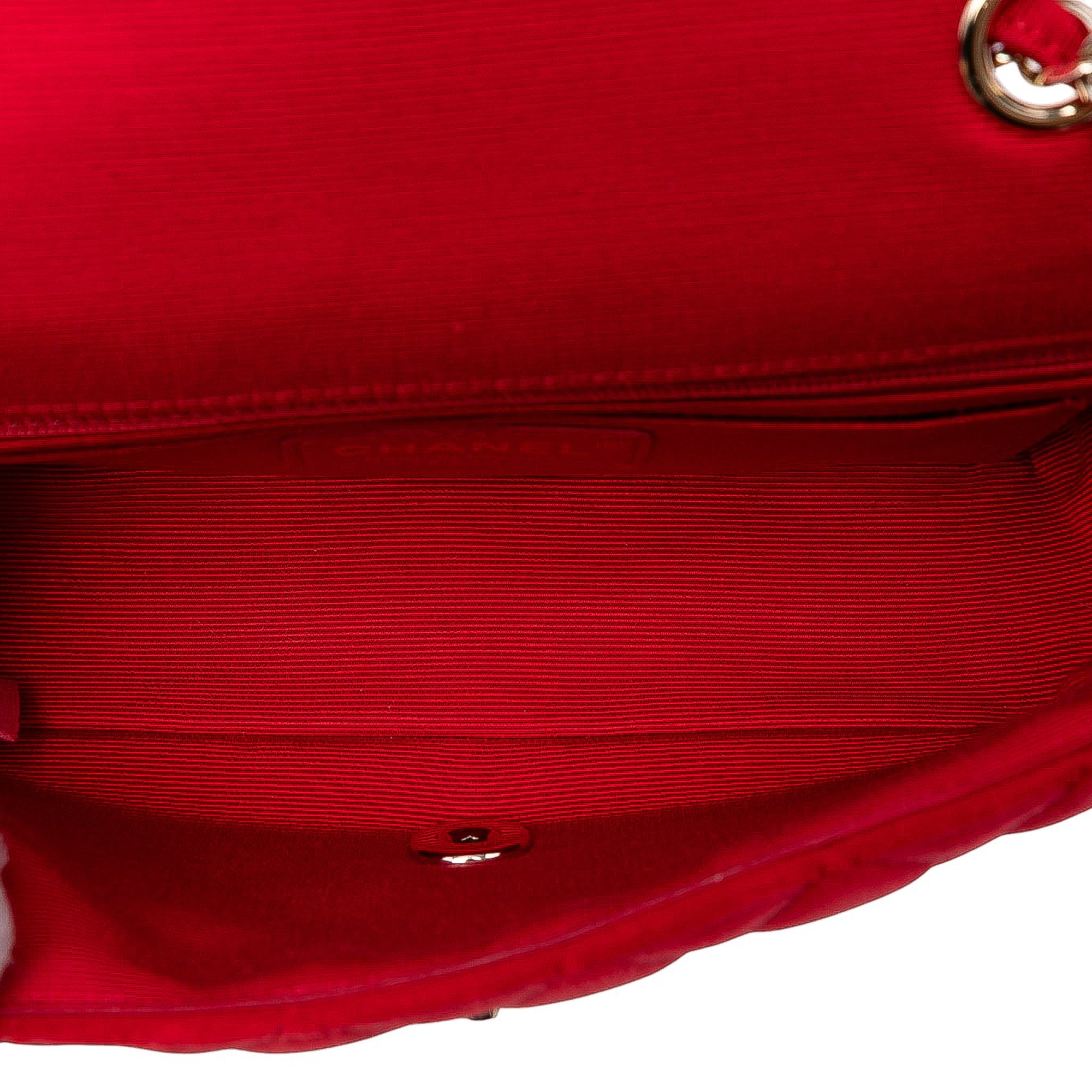 Mini Rectangular Classic Velvet Single Flap