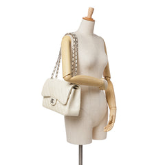 Jumbo Classic Caviar Double Flap