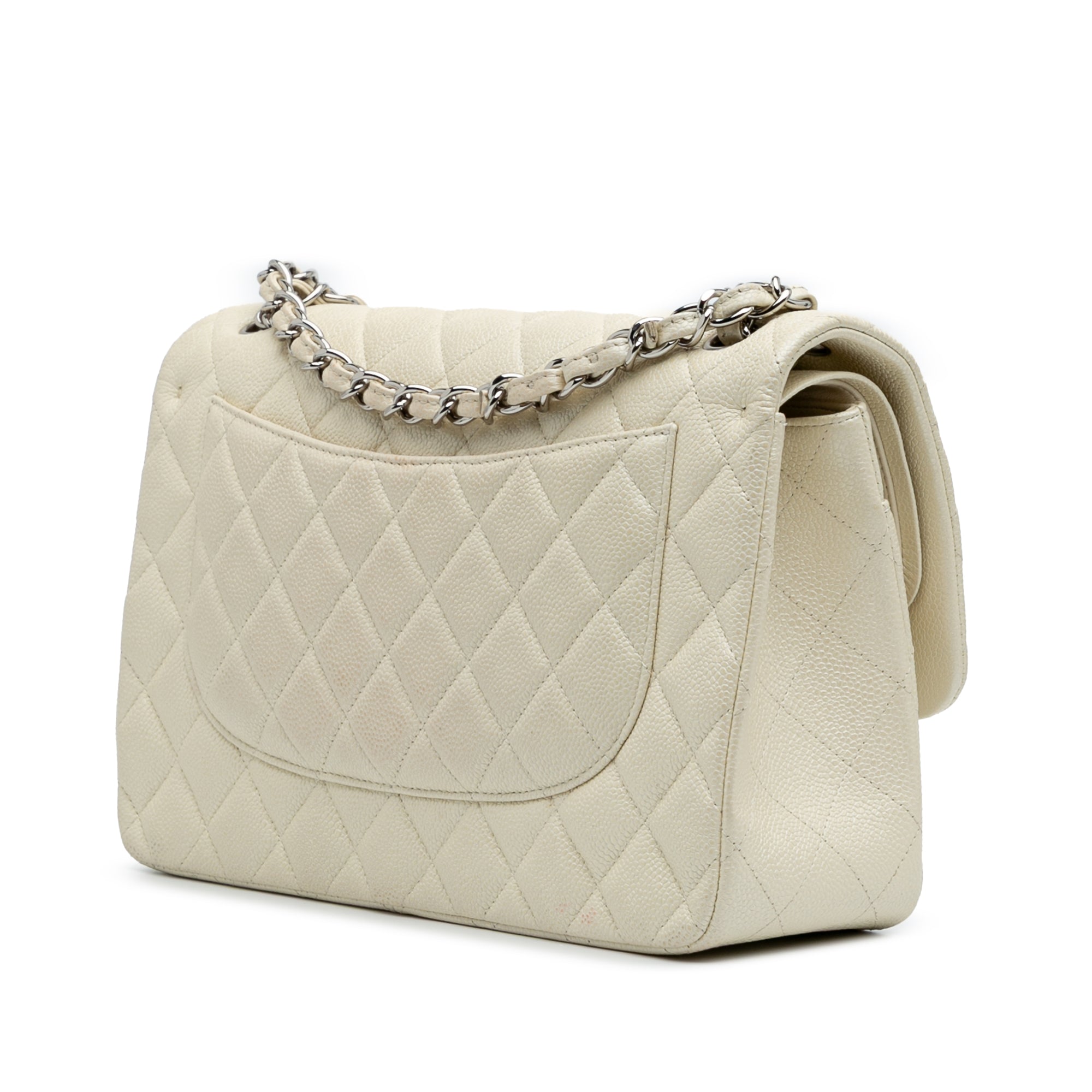 Jumbo Classic Caviar Double Flap