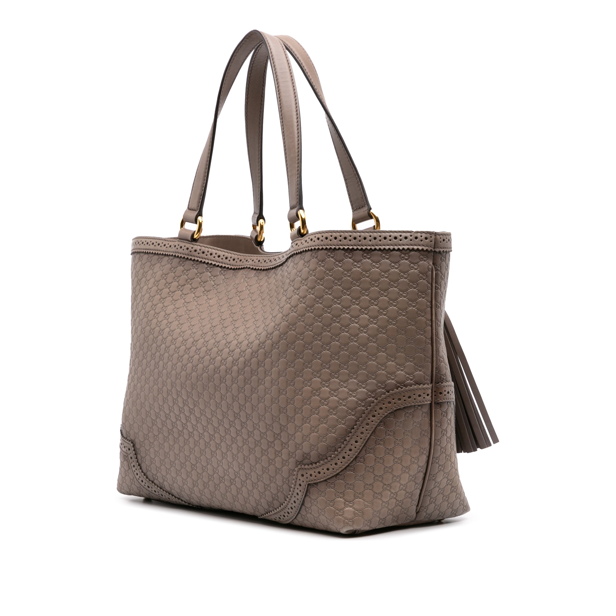 Large Microguccissima Brogue Duilio Tote