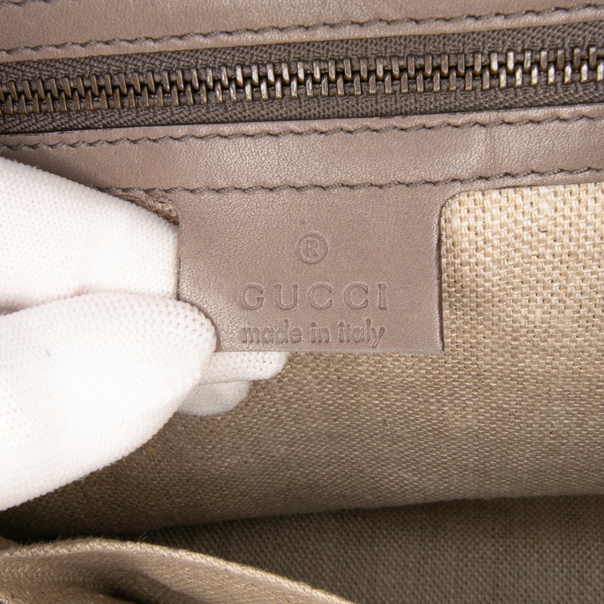 Large Microguccissima Brogue Duilio Tote