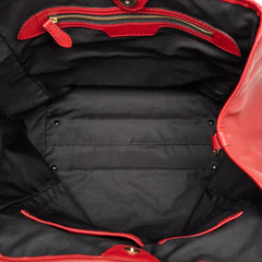 Small Haymarket Check Canvas and Leather Canterbury Tote