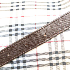 House Check Canvas Crossbody