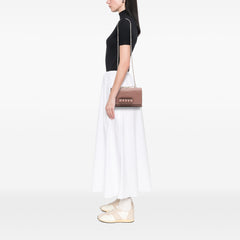 Leather Rockstud Va Va Voom Clutch on Chain