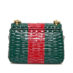 GG Marmont Wicker Crossbody Bag