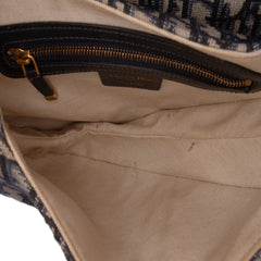 Oblique Canvas Saddle Bag