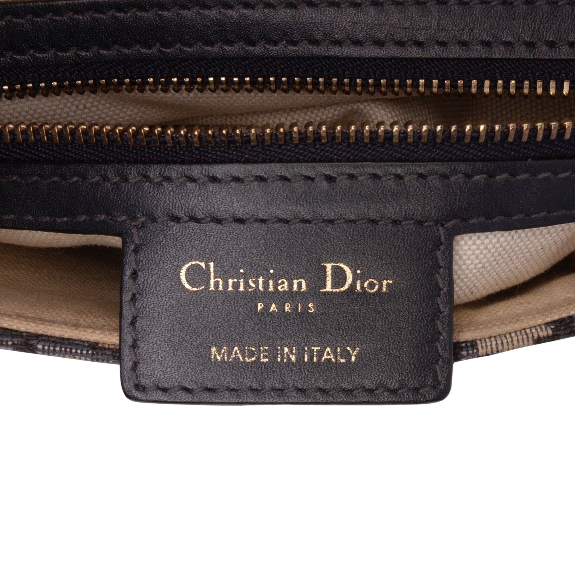 Oblique Canvas Saddle Bag