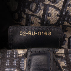 Oblique Canvas Saddle Bag