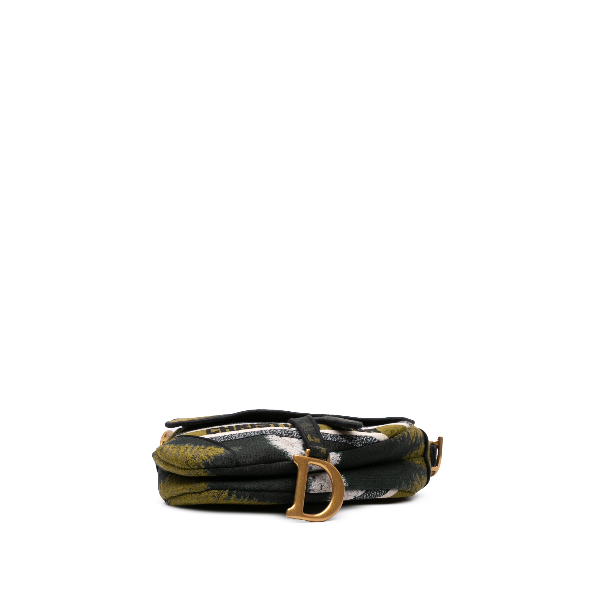 Canvas Embroidered Tie Dye Saddle Bag