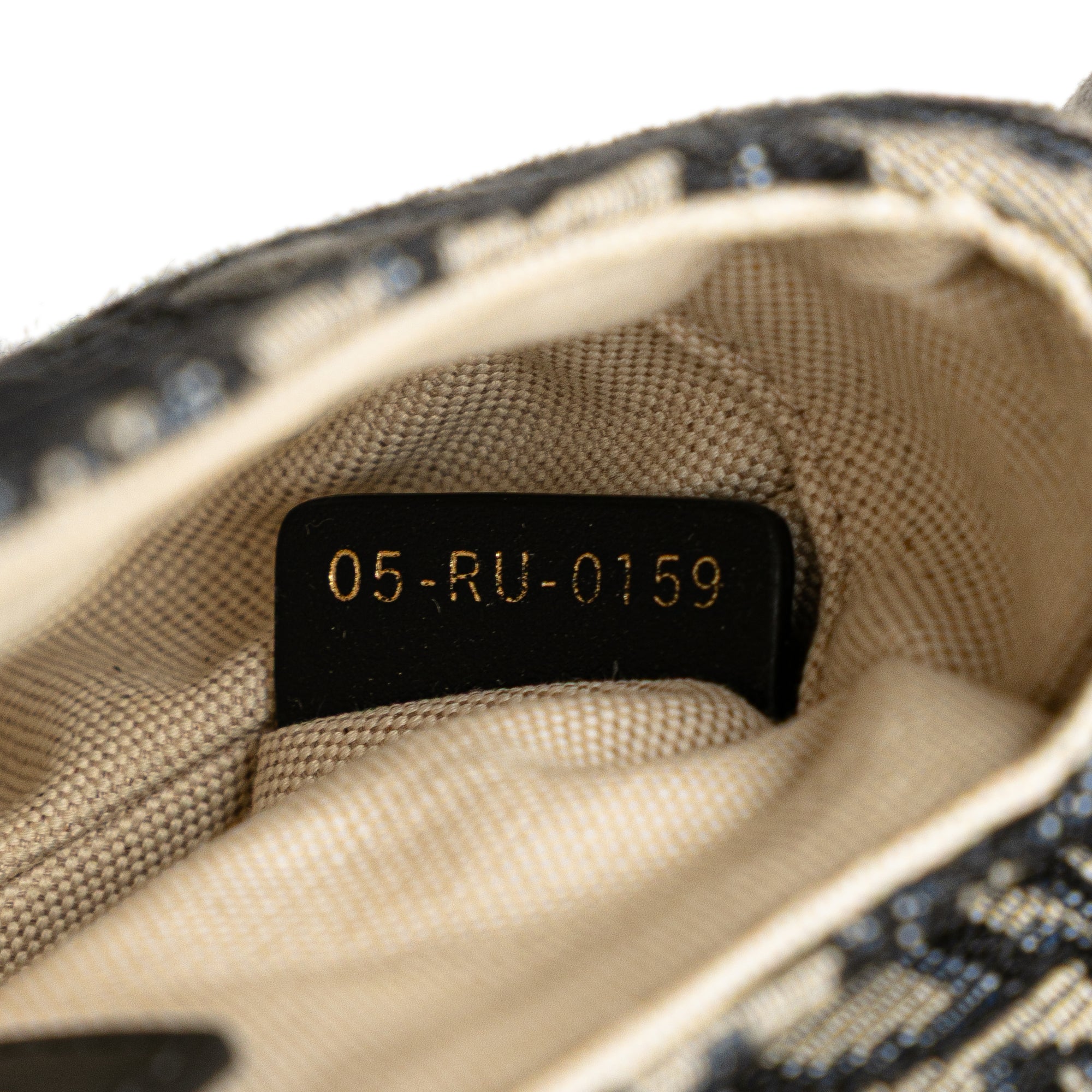 Mini Oblique Canvas Saddle Bag