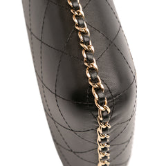 CC Quilted Lambskin Chain Around Phone Holder
