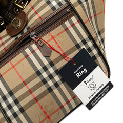 Haymarket Check Canvas Travel Bag