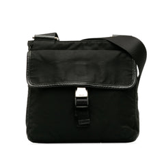 Tessuto Buckle Messenger Bag