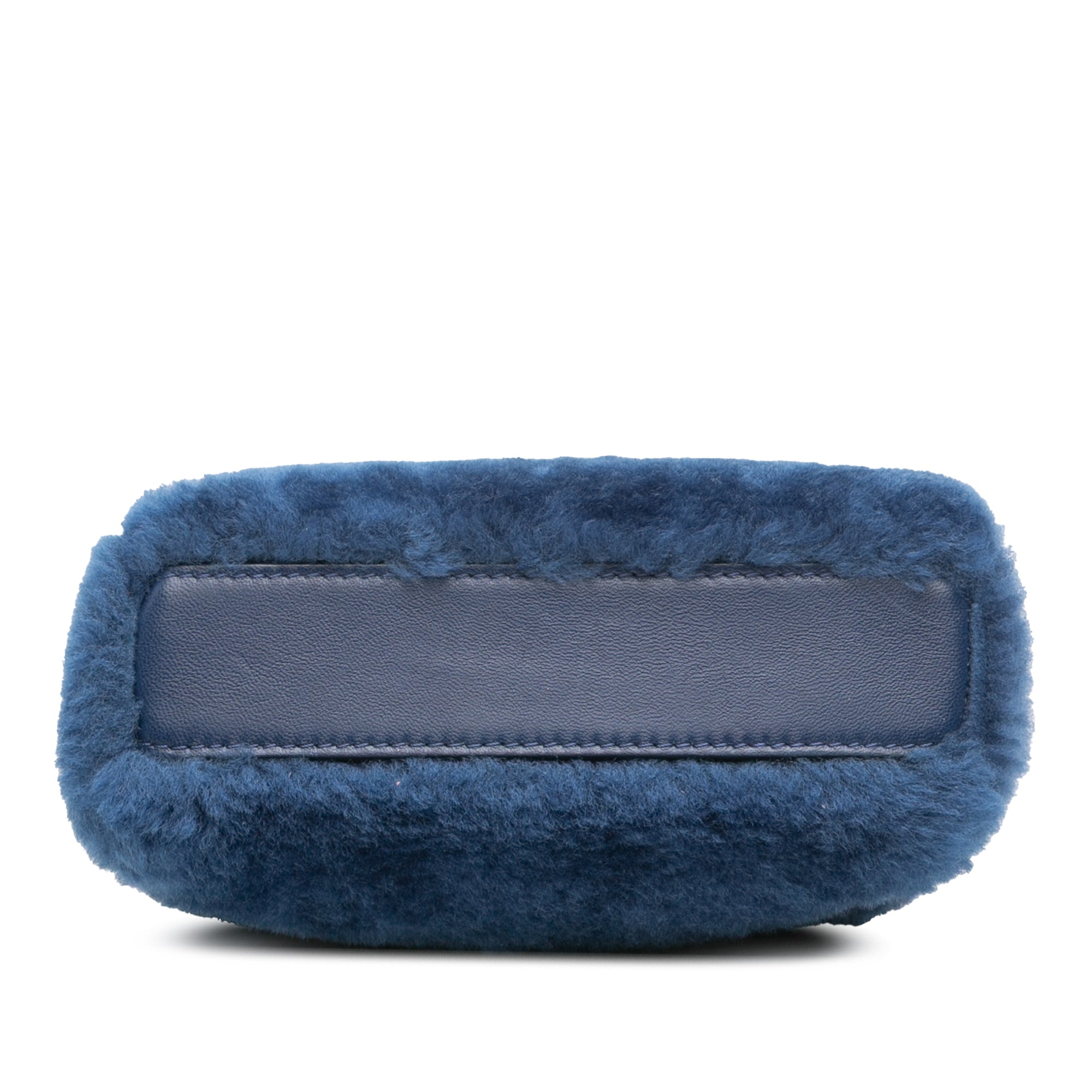 Micro Shearling Peekaboo Satchel