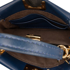 Micro Shearling Peekaboo Satchel