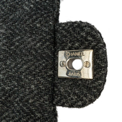 Medium Strass Embellished Tweed Single Flap
