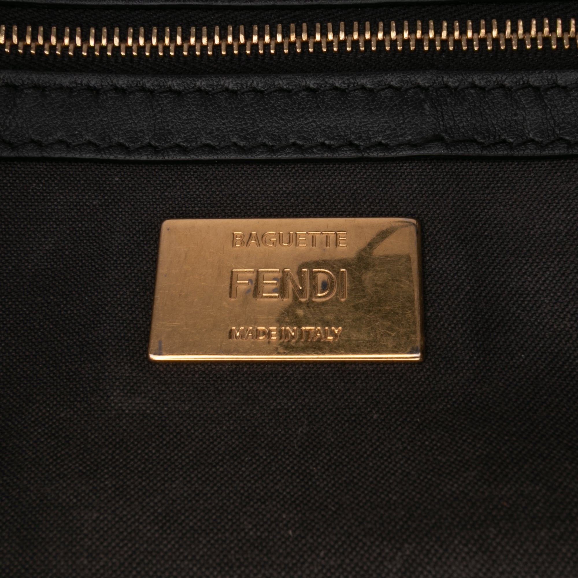 Medium Zucca Shearling Baguette Satchel