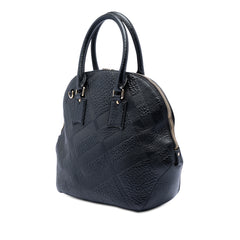 Large Heritage Grain Check Embossed Orchard Bowling Bag