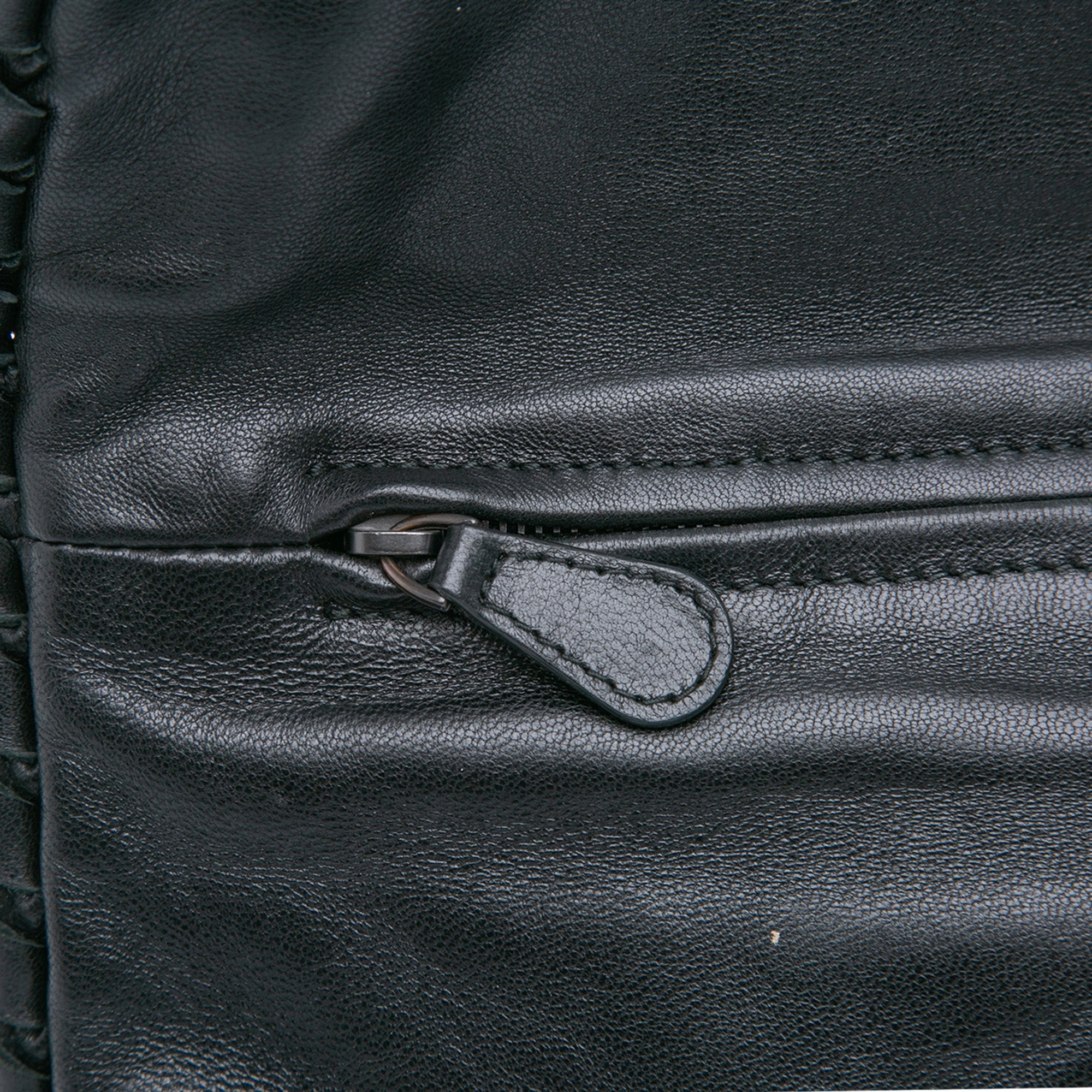 Nappa Intrecciato Turn Lock Clutch