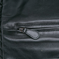 Nappa Intrecciato Turn Lock Clutch