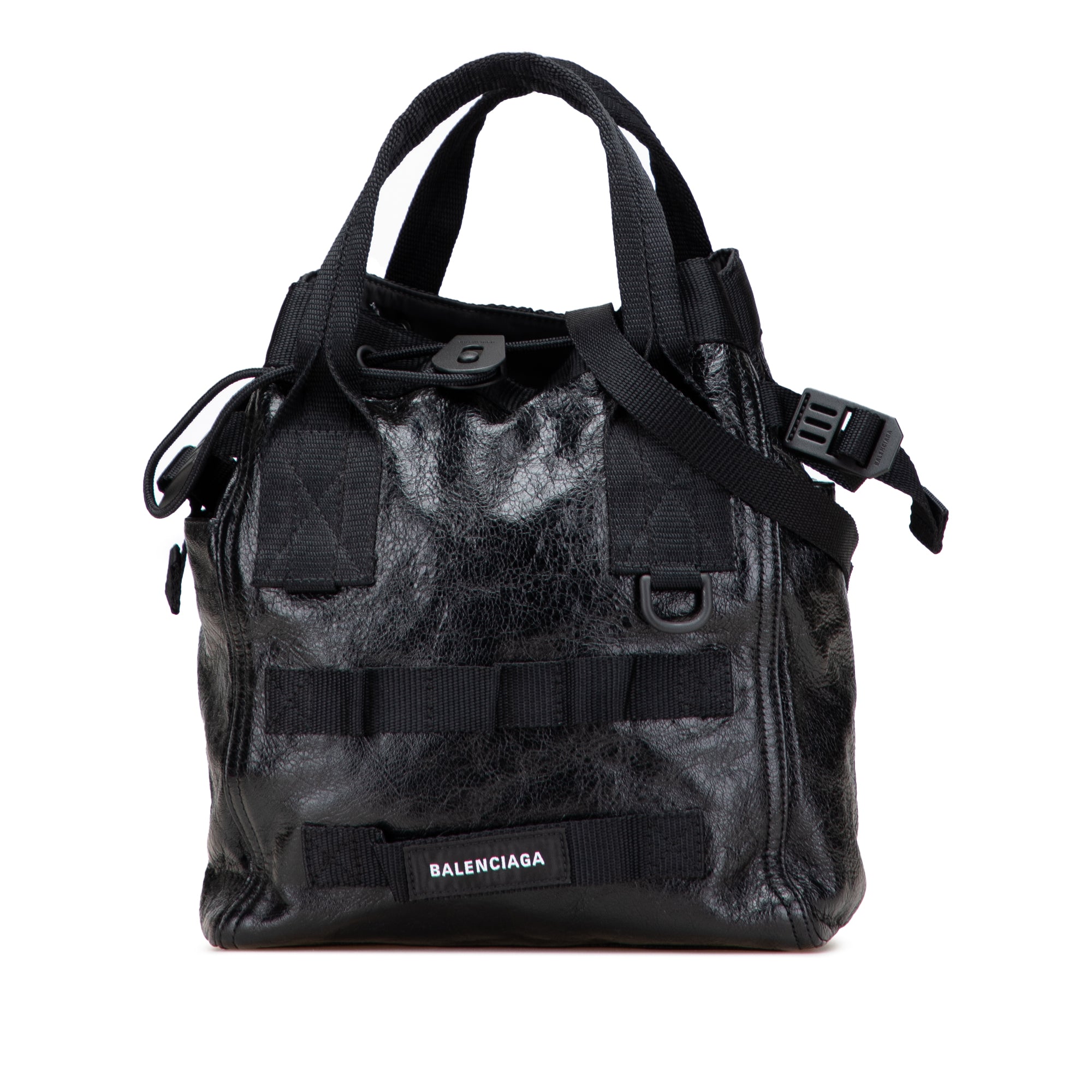 Small Lambskin Arena Army Tote