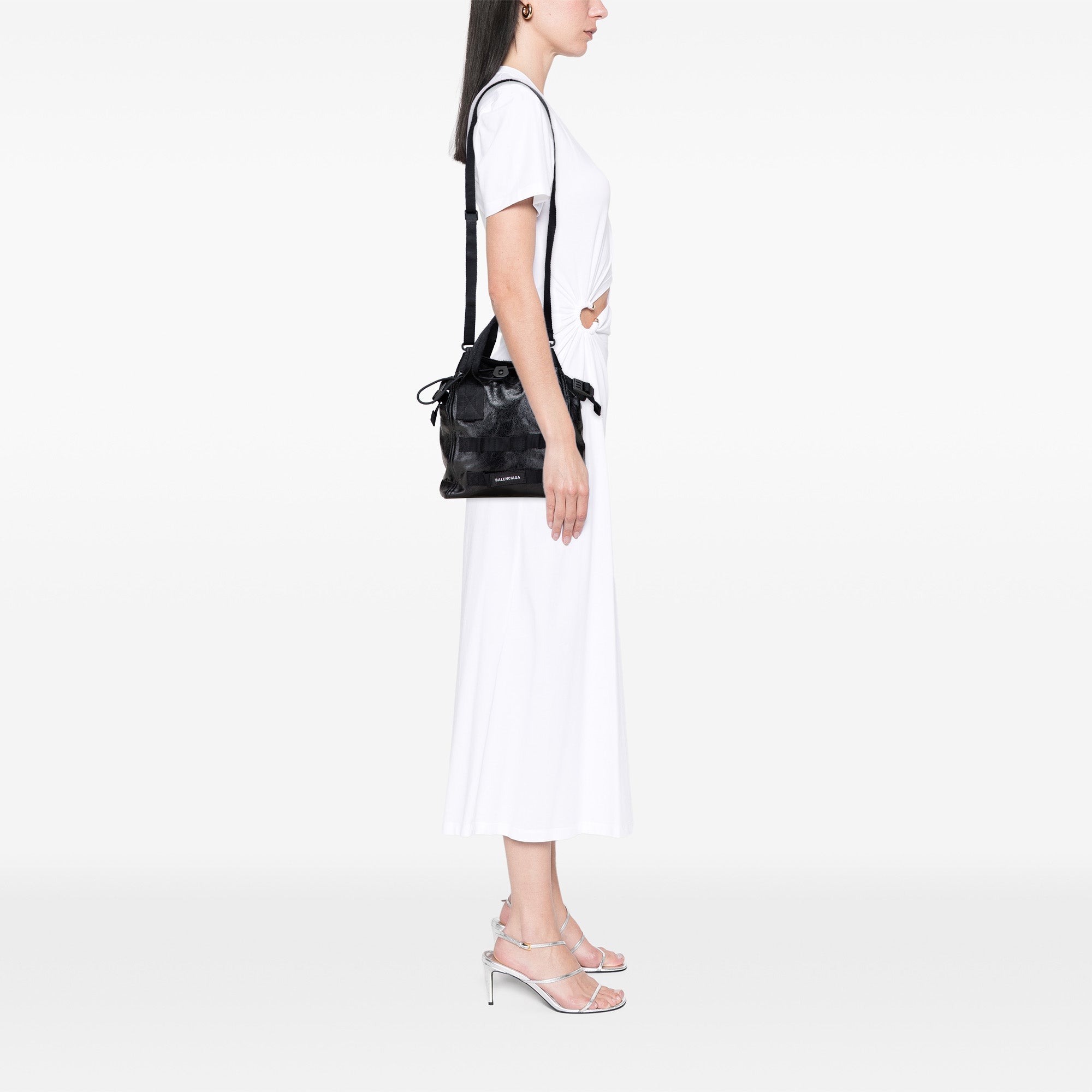 Small Lambskin Arena Army Tote