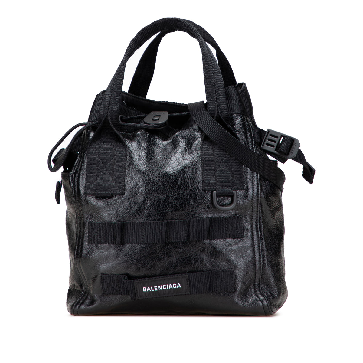 Small Lambskin Arena Army Tote