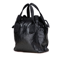 Small Lambskin Arena Army Tote