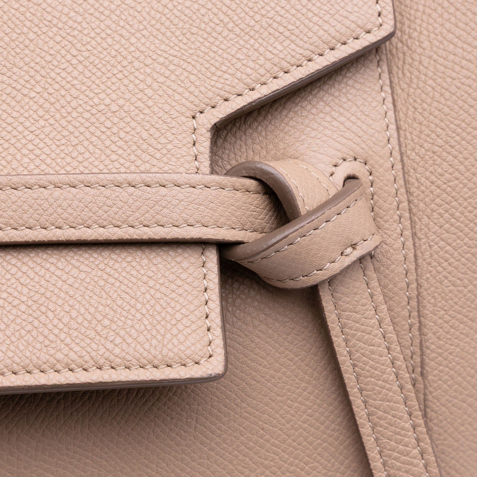 Mini Grained Calfskin Belt Bag