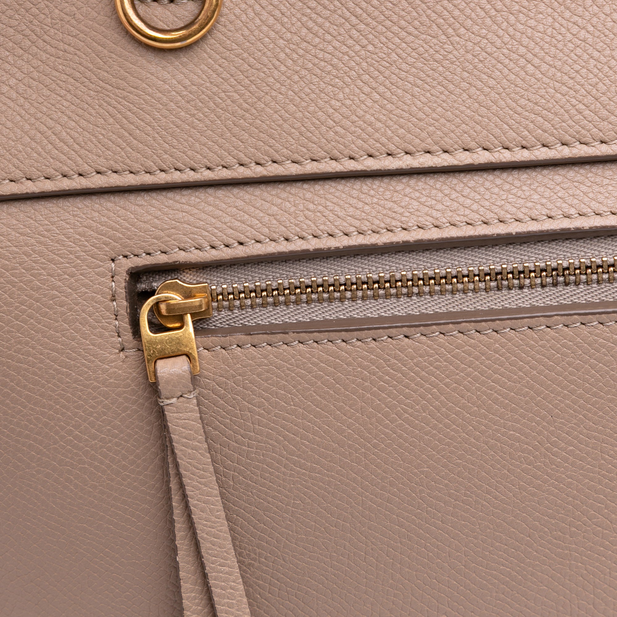 Mini Grained Calfskin Belt Bag