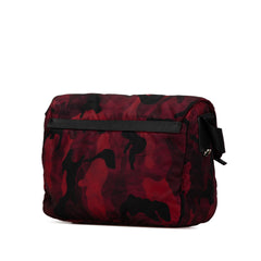 Tessuto Camouflage Zip Double Buckle Messenger Bag