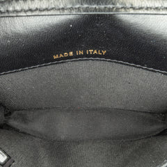 Lambskin Zirconium Clutch With Chain