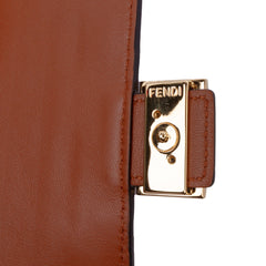 Zucca Embossed Leather Wallet On Chain