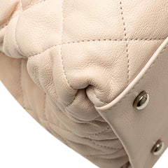 Mini Quilted Lambskin Chain Me Tote