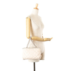 Mini Quilted Lambskin Chain Me Tote