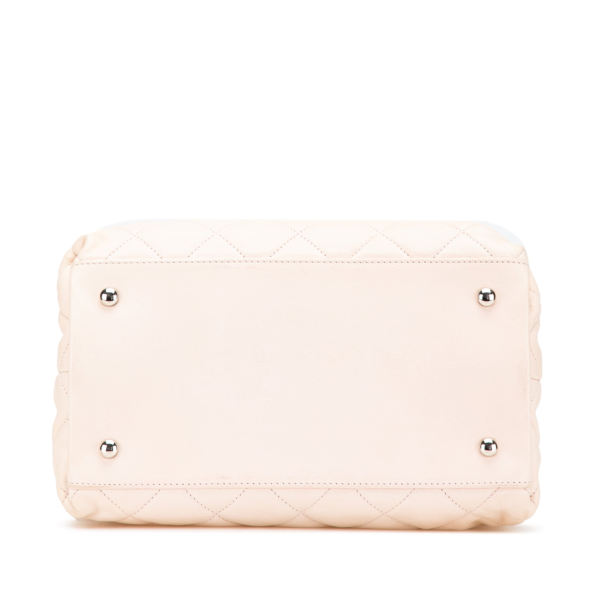 Mini Quilted Lambskin Chain Me Tote