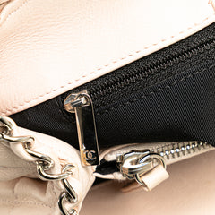 Mini Quilted Lambskin Chain Me Tote